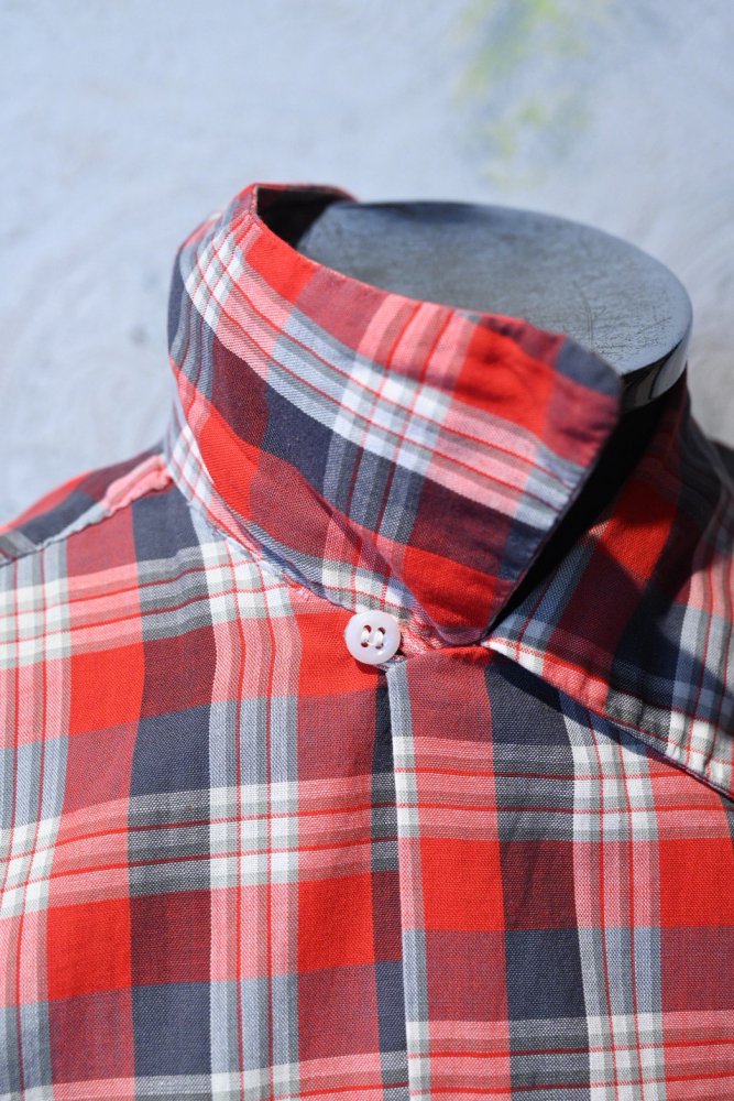 us 1960's "Towncraft" cotton check shirt