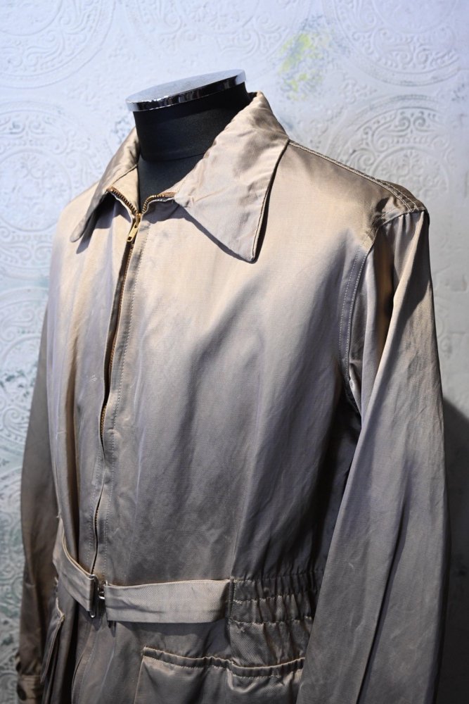 us 1950's "Sport Jack" satin belted jacket