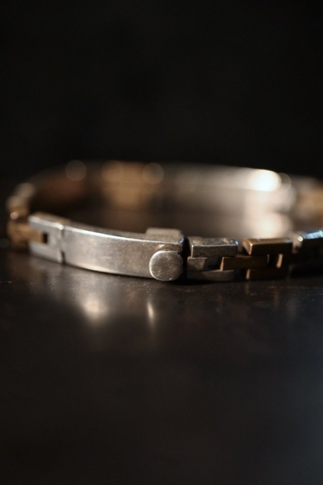 Mexico vintage silver  brass bracelet