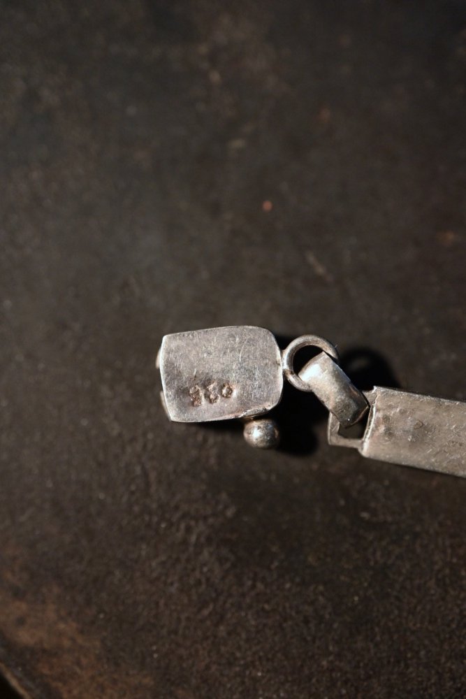 Vintage silver  onyx bracelet