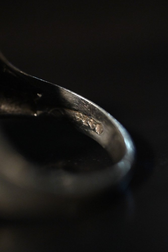 Vintage silver  gold filled ring