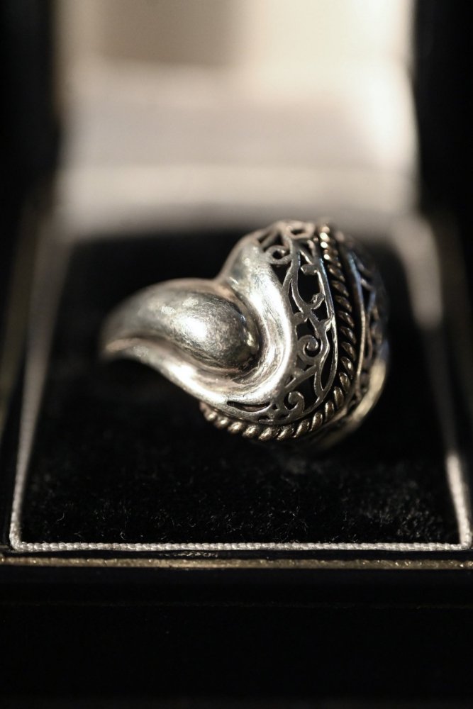 Vintage silver  gold filled ring