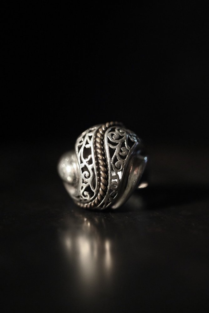 Vintage silver  gold filled ring