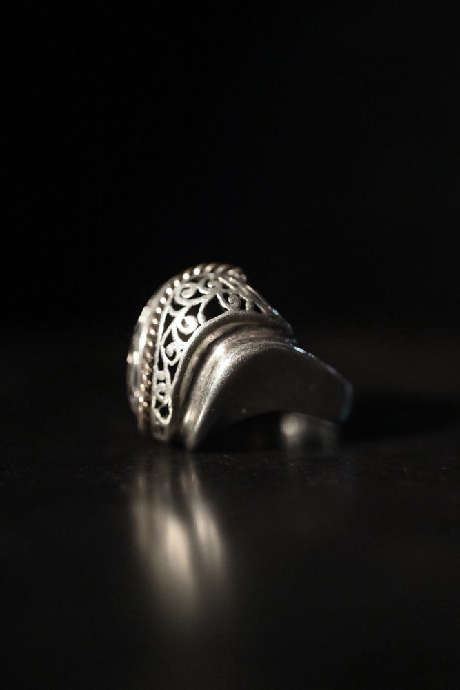 Vintage silver  gold filled ring