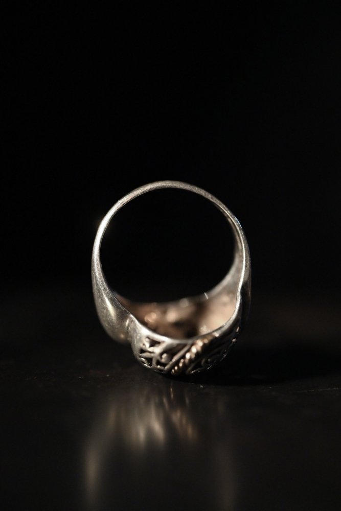 Vintage silver  gold filled ring