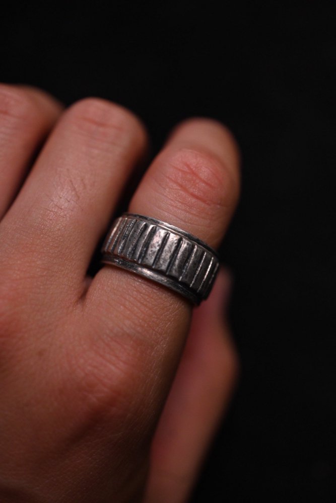 Mexico vintage heavy silver ring