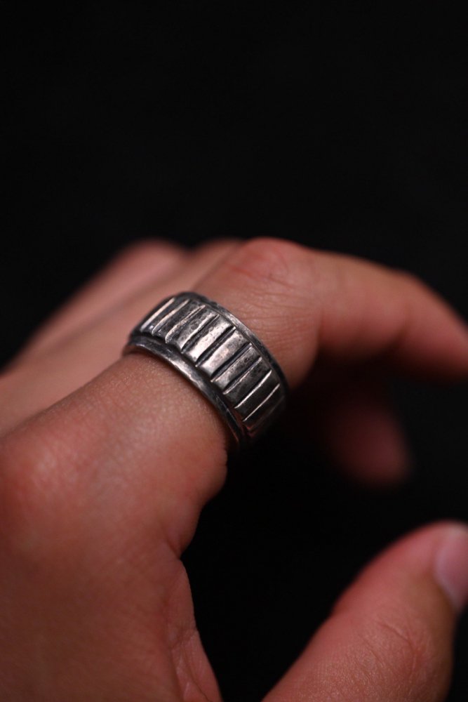 Mexico vintage heavy silver ring