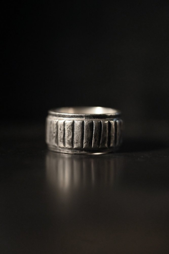 Mexico vintage heavy silver ring