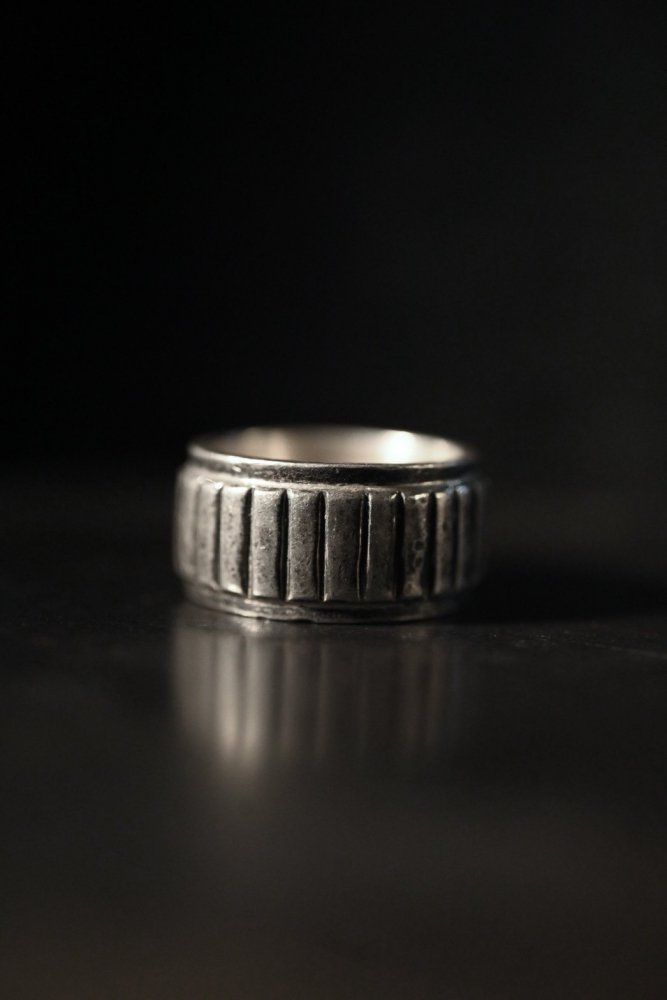 Mexico vintage heavy silver ring