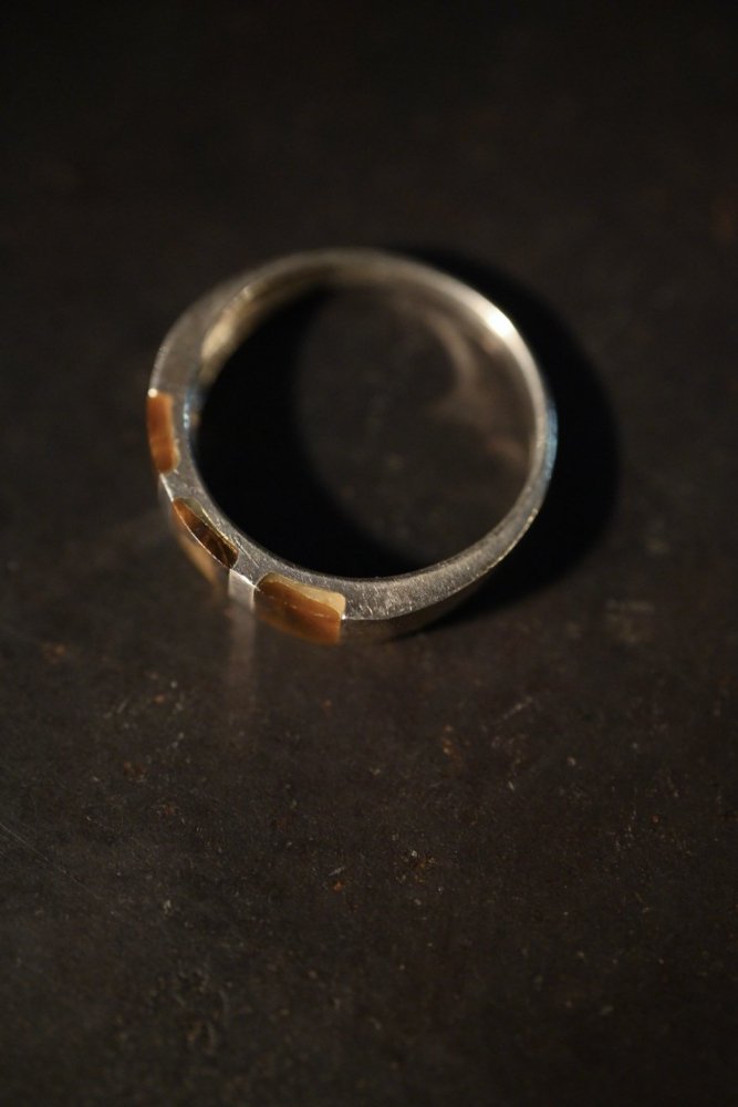 Vintage silver  tiger eye ring