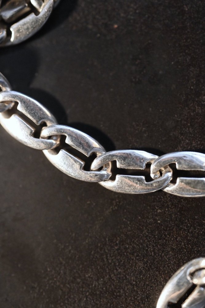 Italy vintage silver chain necklace