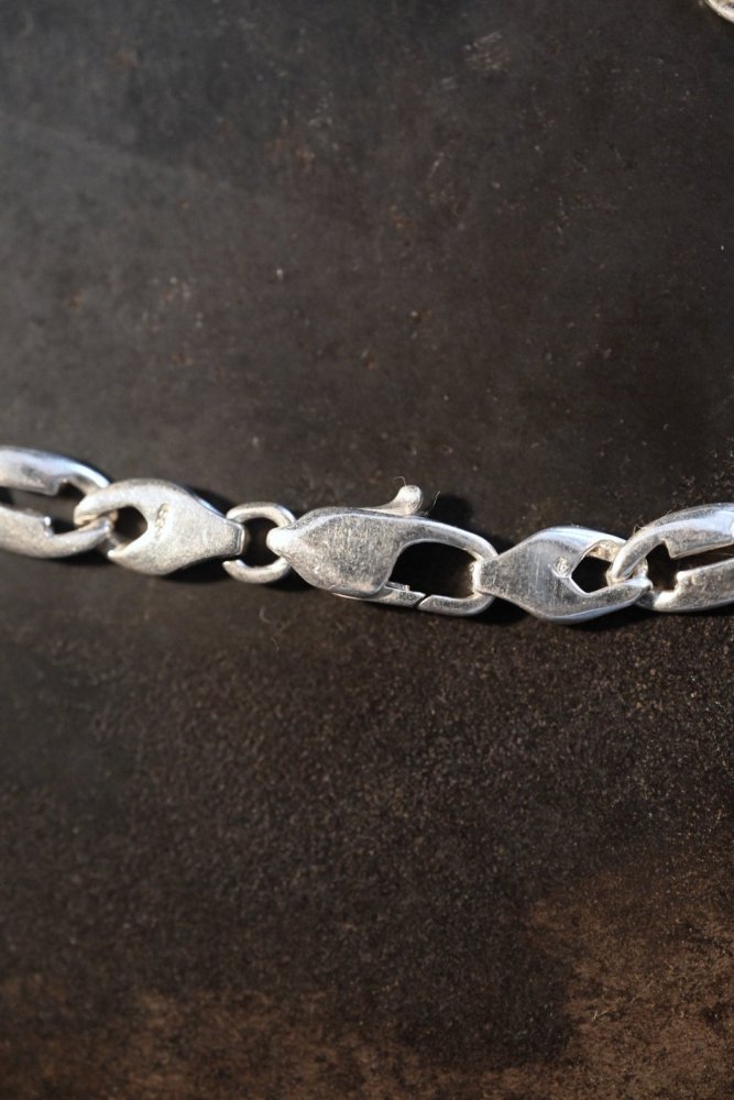 Italy vintage silver chain necklace