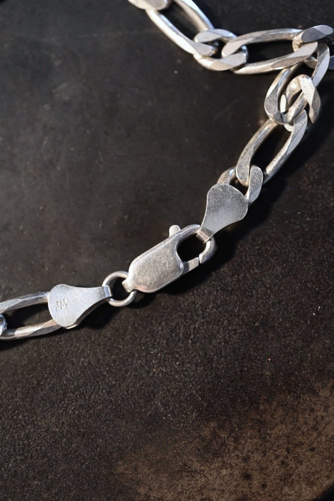 Italy vintage silver chain necklace