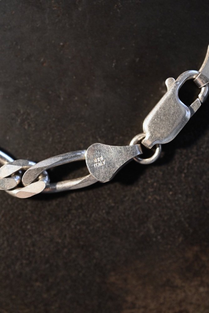 Italy vintage silver chain necklace