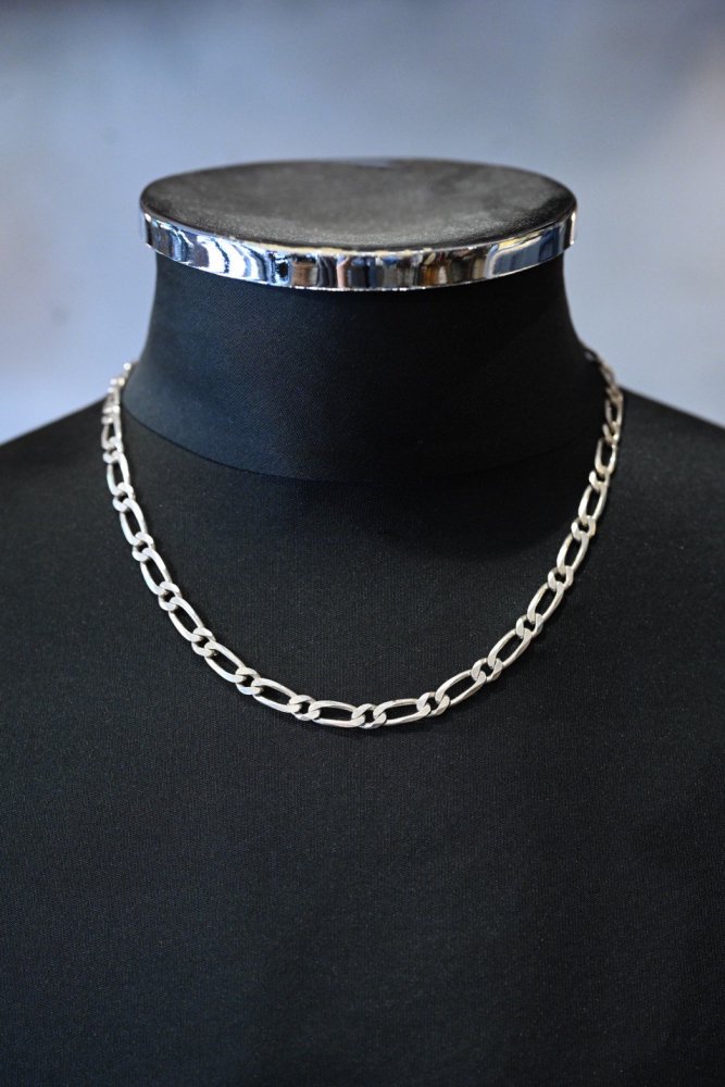 Italy vintage silver chain necklace