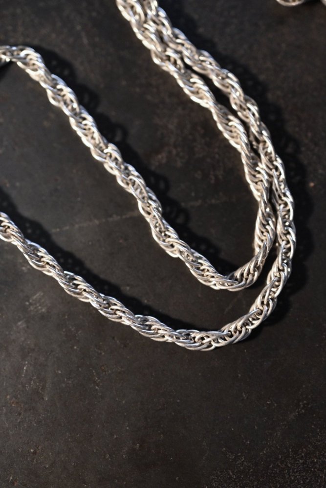 Italy vintage silver necklace