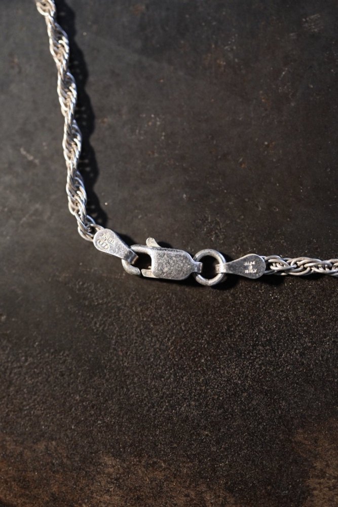 Italy vintage silver necklace