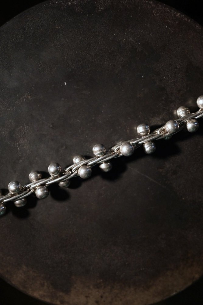 Vintage DNA chain heavy silver  bracelet