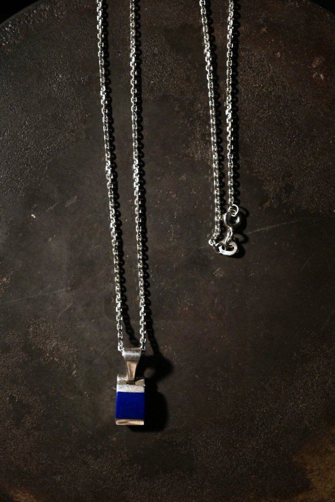 Vintage silver  lapis lazuli neckalace