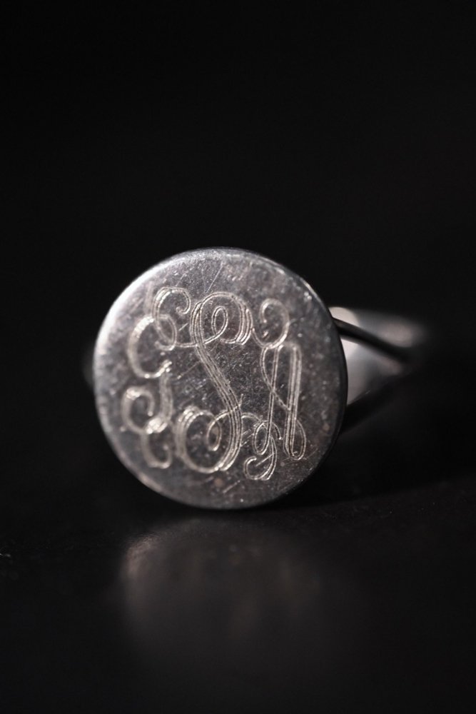 Mid 20th silver signet ring