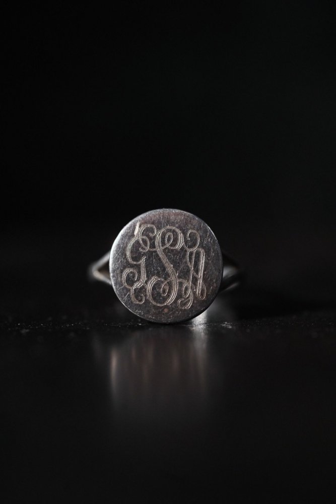 Mid 20th silver signet ring