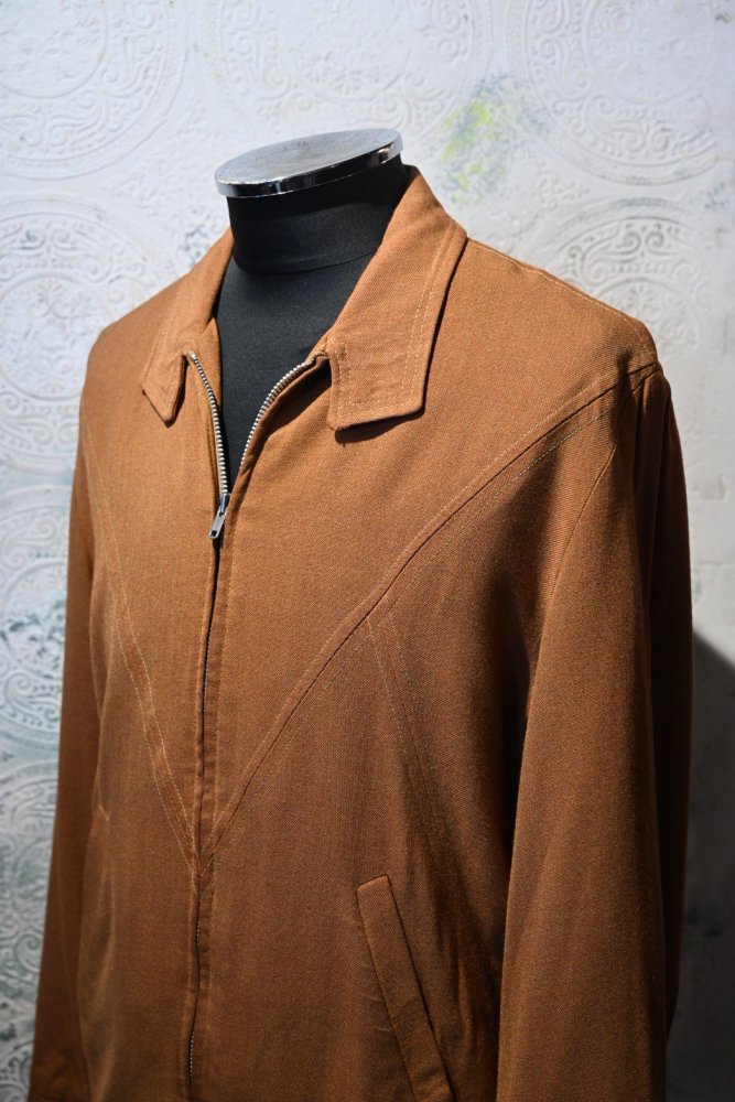 us 1960's rayon dog ear jacket