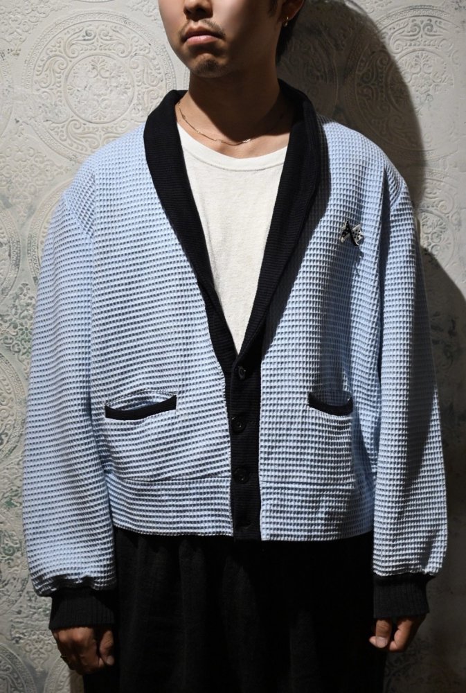 us 1960' cotton waffle jacket