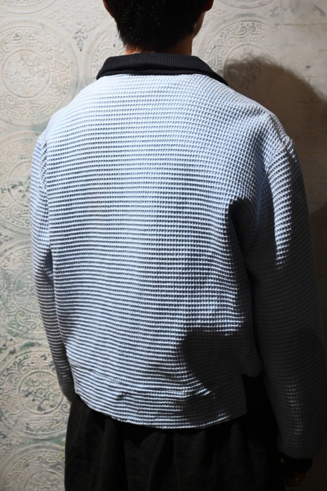 us 1960' cotton waffle jacket