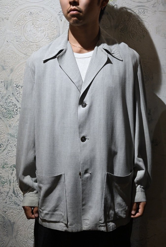 us 1950's "Bond" rayon Nassau Jacket 