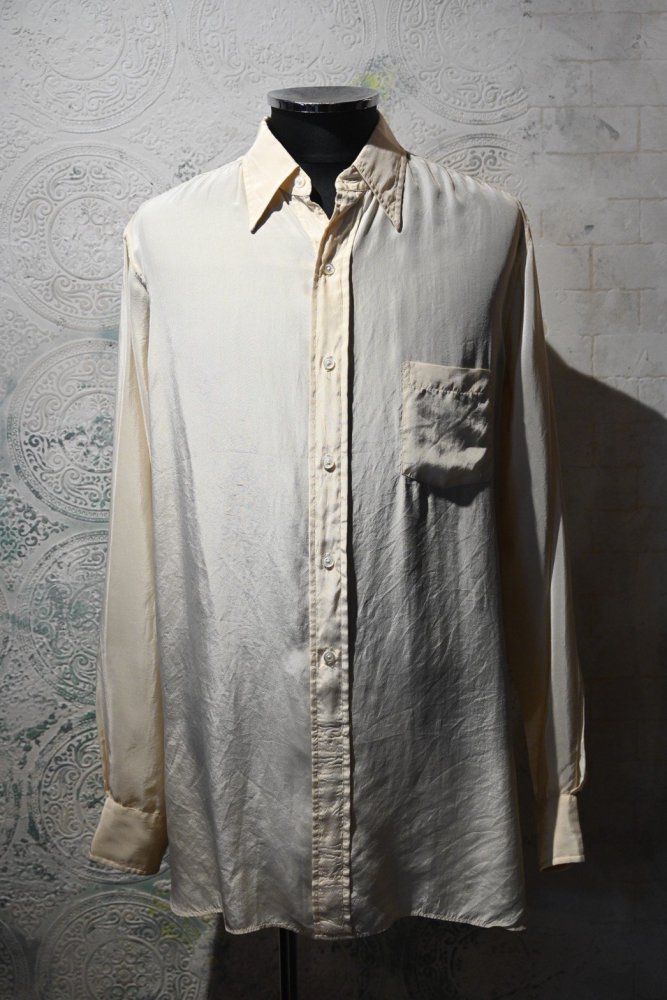 us 1940's silk dress shirt