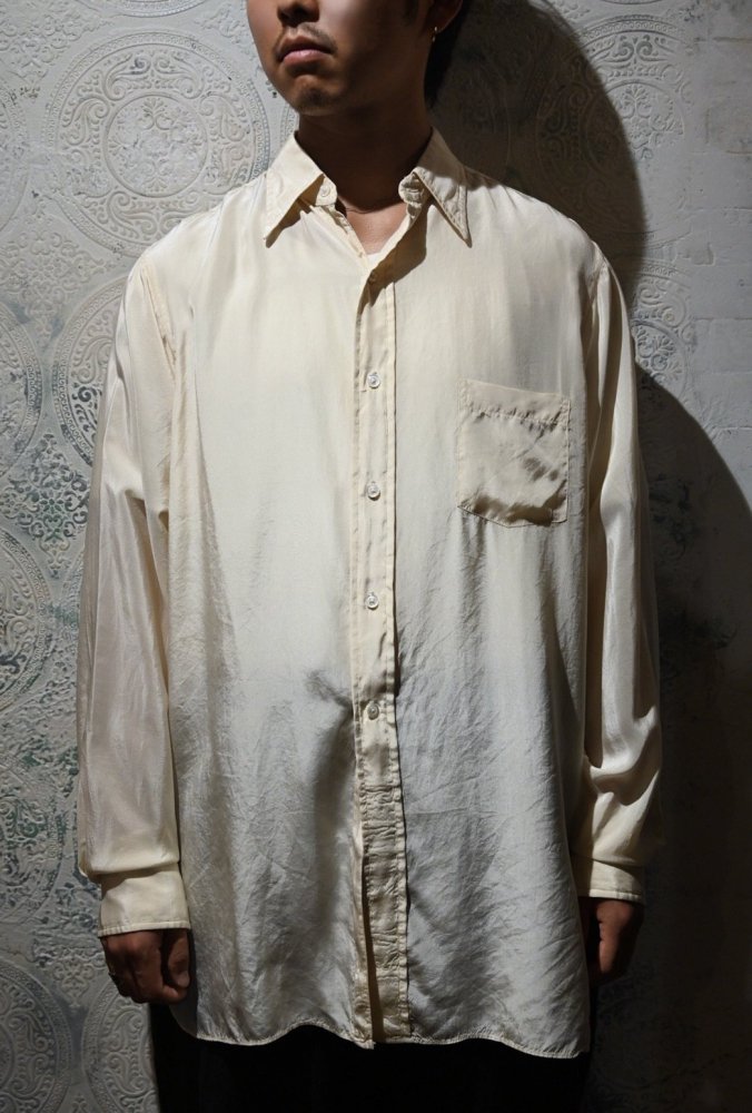 us 1940's silk dress shirt