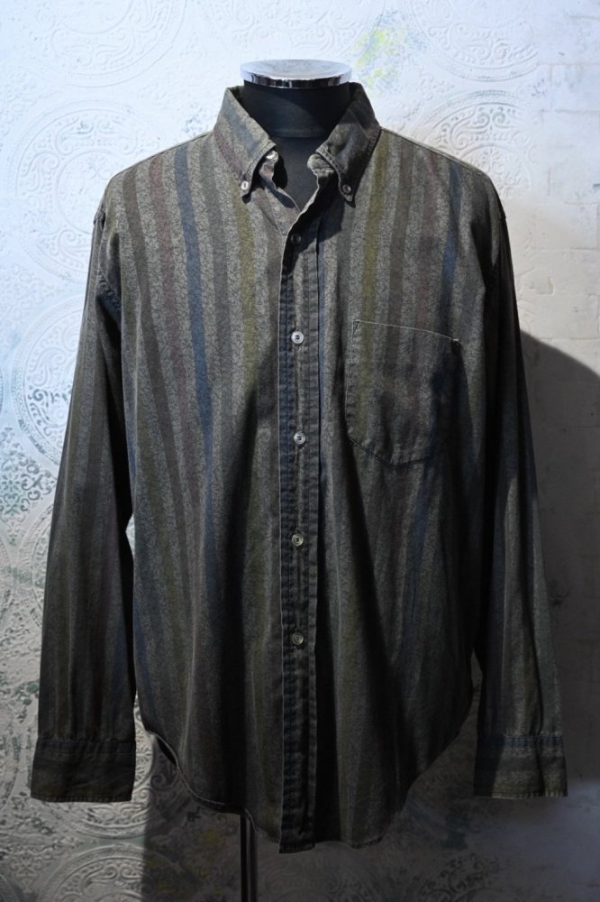 us 1960's "Howare" cotton b/d shirt