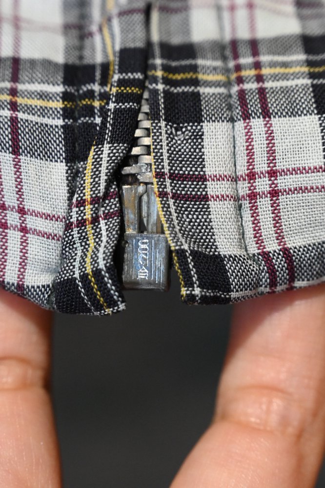 us 1960's cotton check blouson