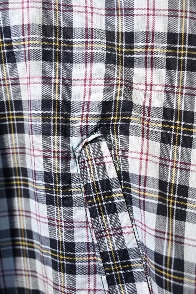 us 1960's cotton check blouson