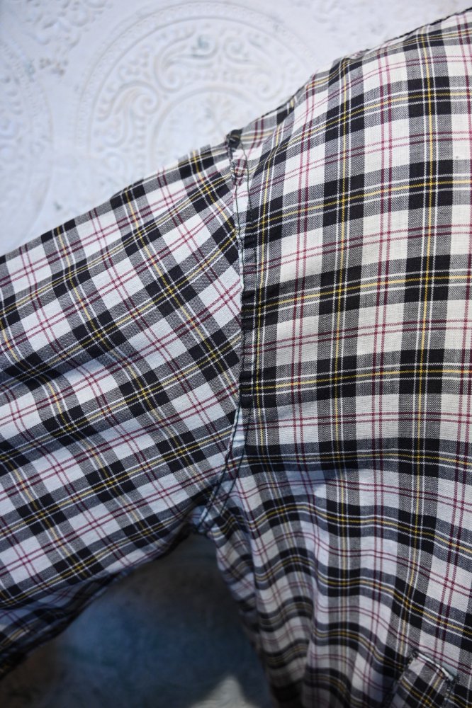 us 1960's cotton check blouson