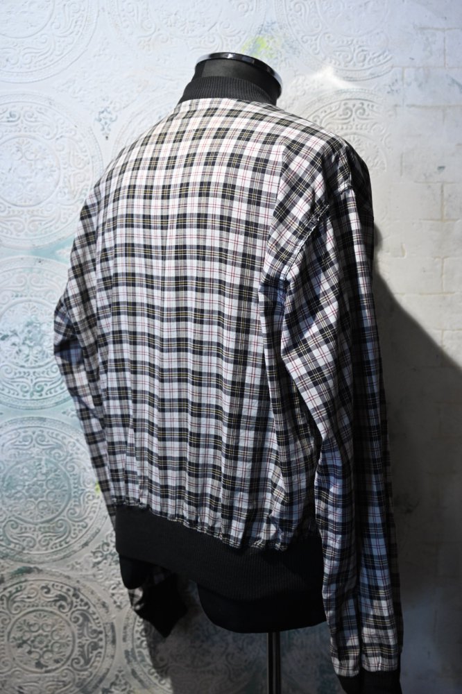 us 1960's cotton check blouson