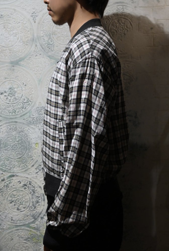 us 1960's cotton check blouson