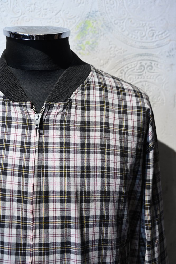 us 1960's cotton check blouson