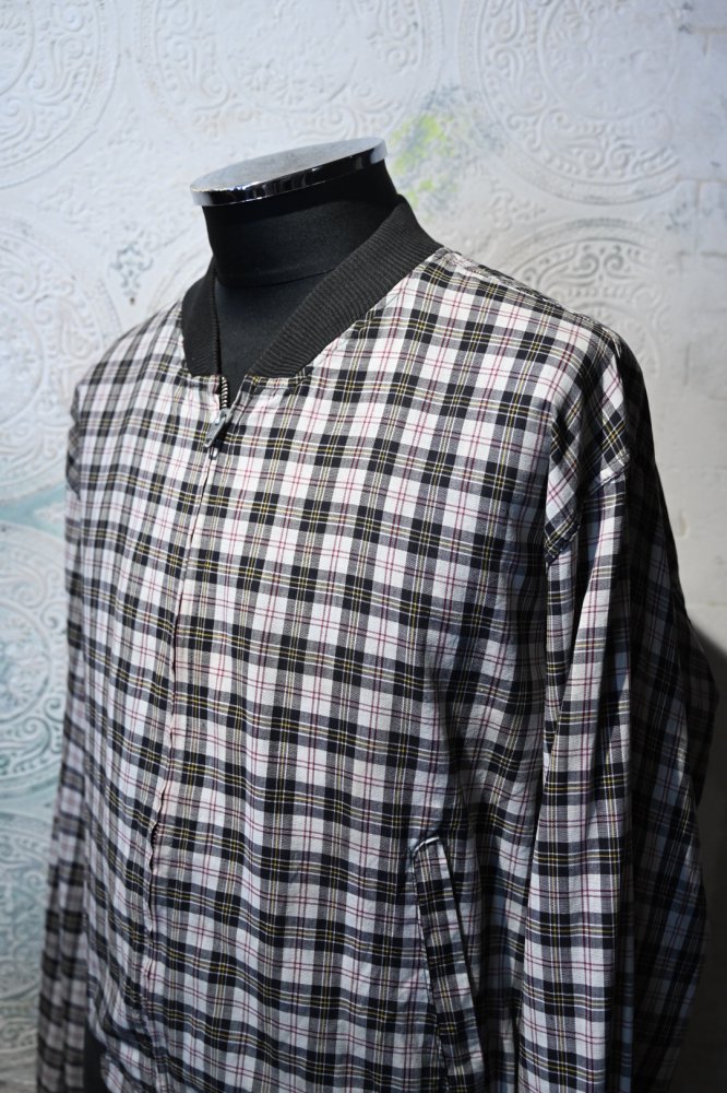 us 1960's cotton check blouson