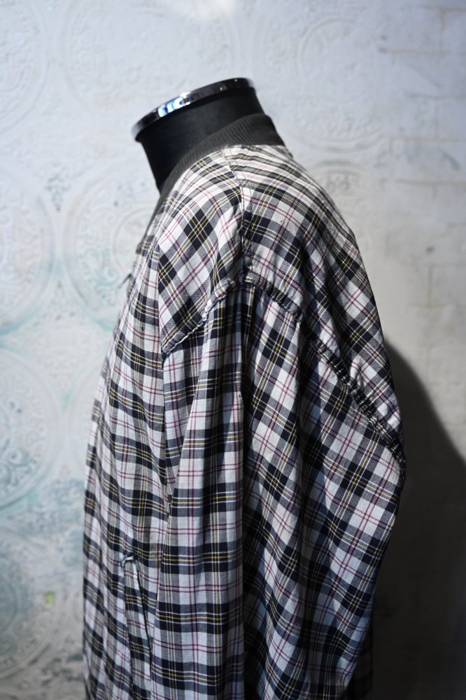 us 1960's cotton check blouson