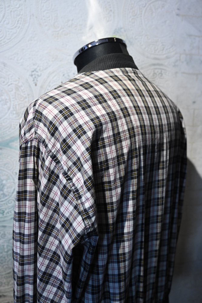 us 1960's cotton check blouson