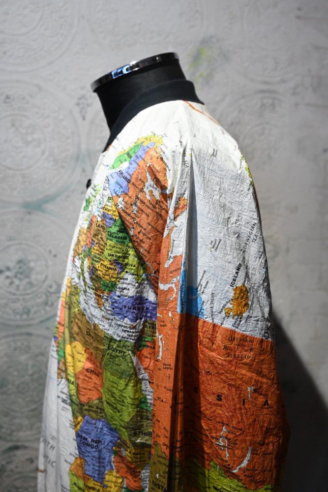 us 1990's world map paper jacket