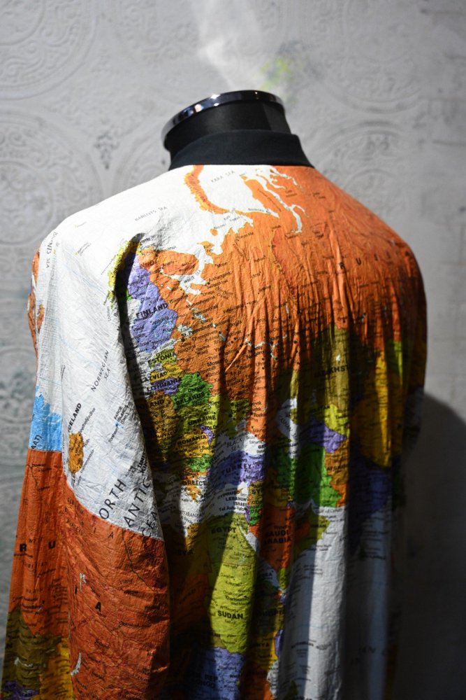 us 1990's world map paper jacket