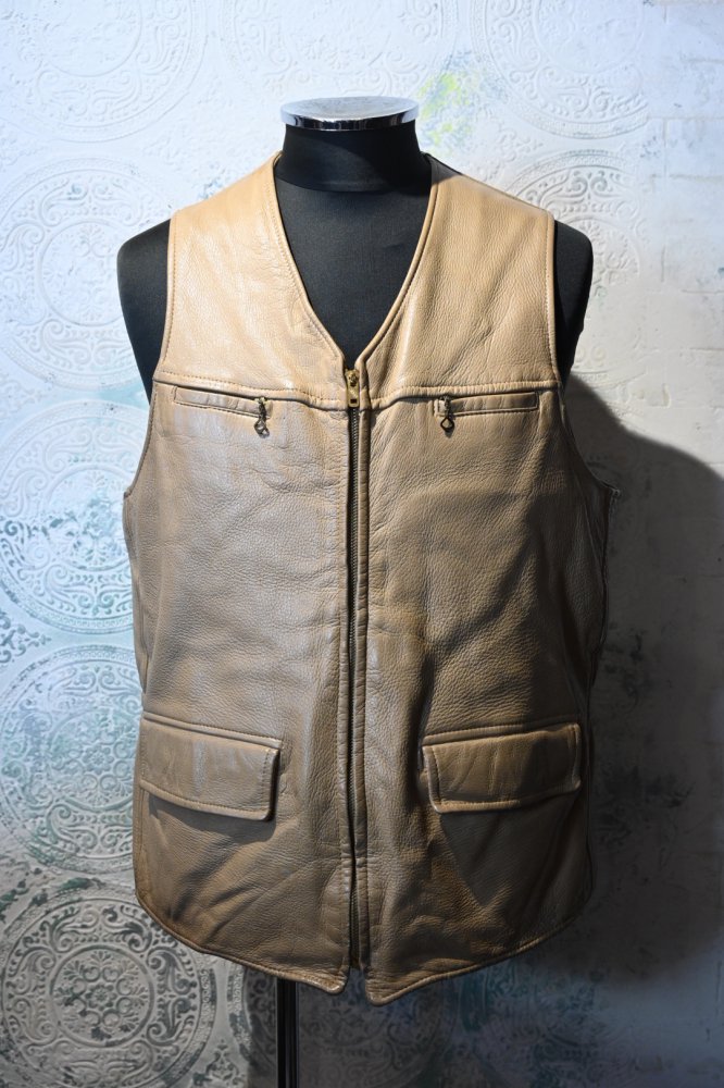 us 1950's leather vest