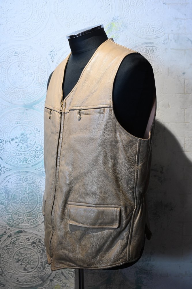 us 1950's leather vest