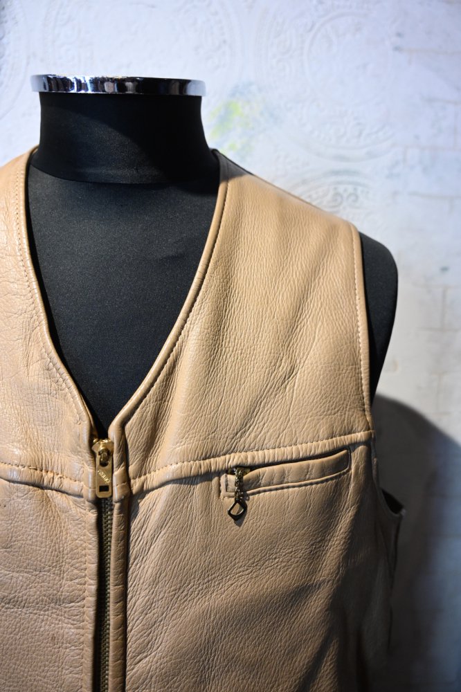 us 1950's leather vest