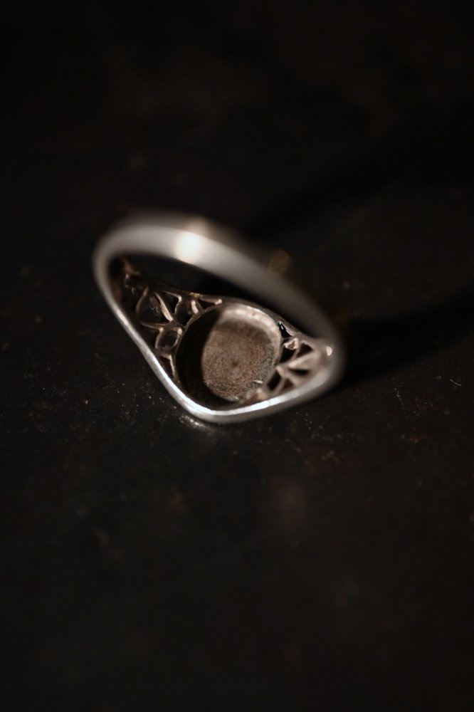 Mid 20th silver signet ring