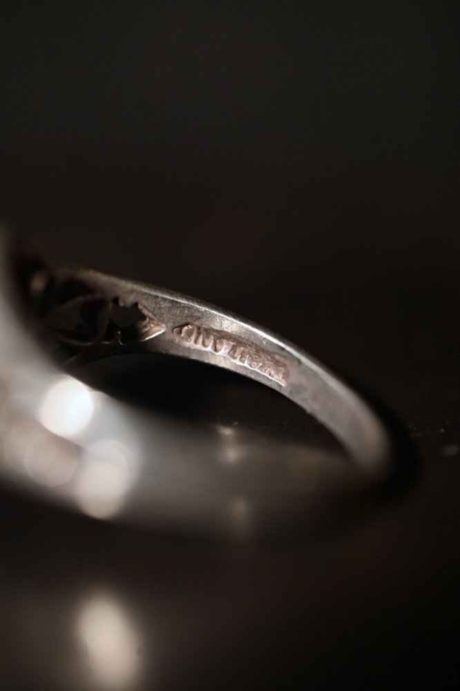 Mid 20th silver signet ring