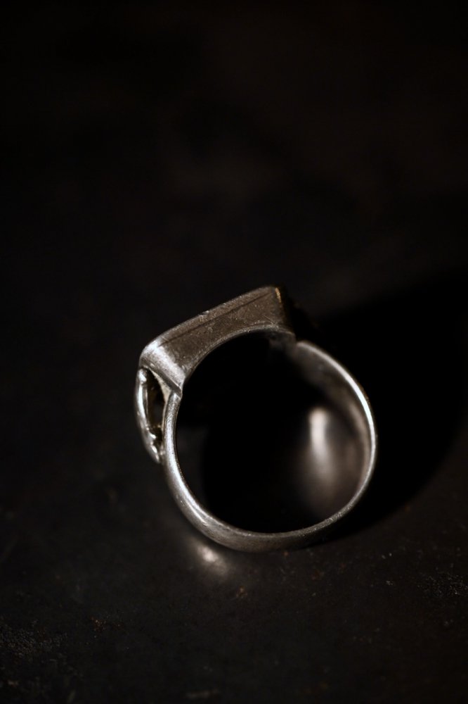 Early 20th silver signet ring