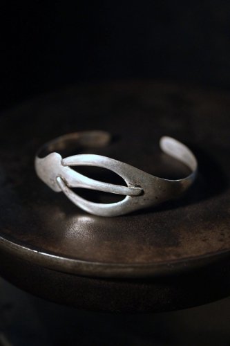 Mexico vintage silver bangle